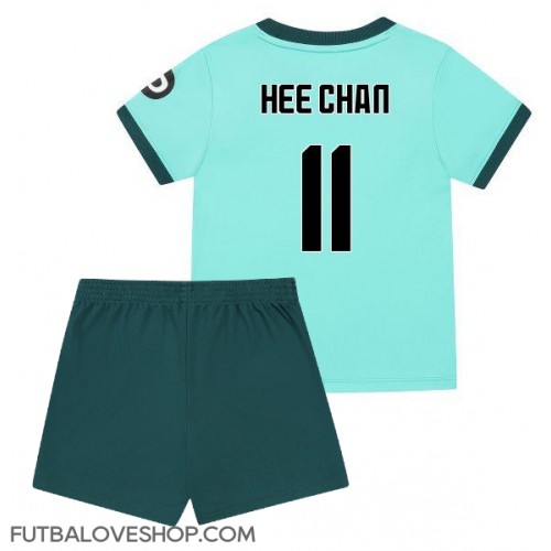 Dres Wolves Hee-chan Hwang #11 Preč pre deti 2025-26 Krátky Rukáv (+ trenírky)